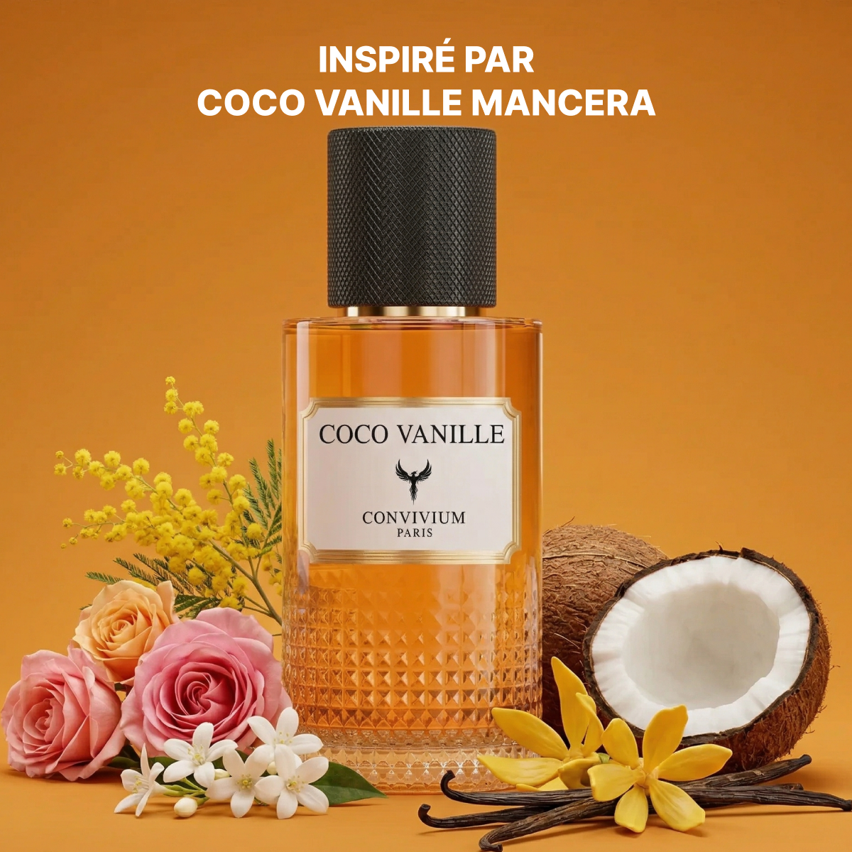 50ml Convivium Paris - Coco Vanille - Extrait de Parfum Mixte