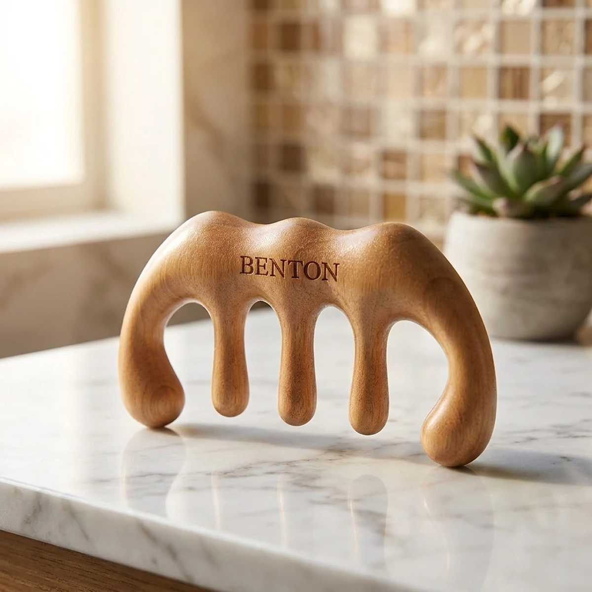 Benton - Brosse de Massage - Brosse per Cuoio Capelluto