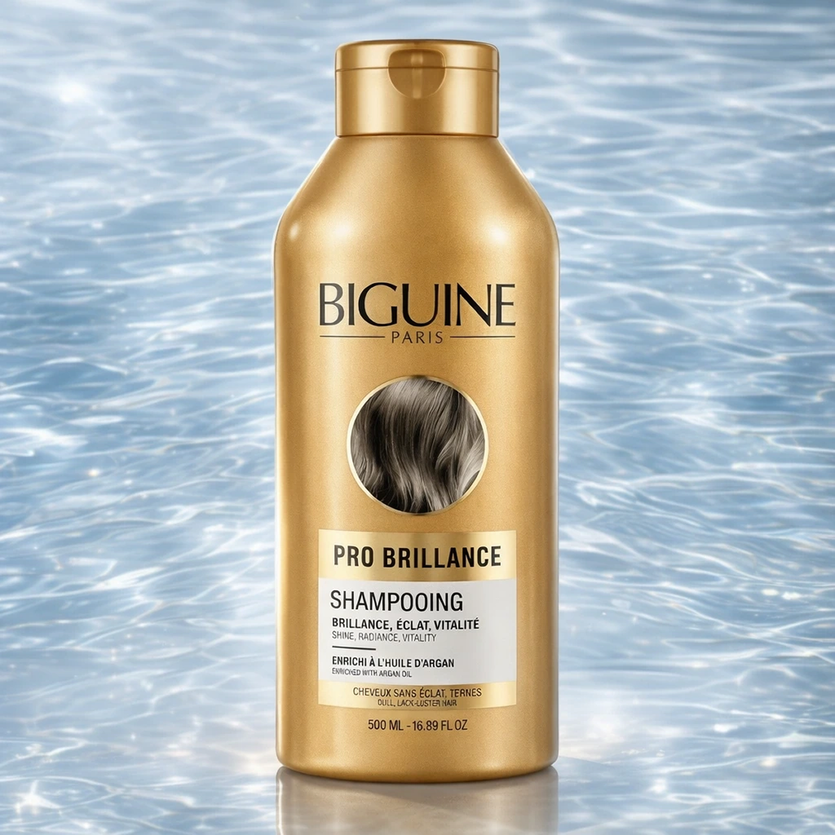 500ml Biguine Paris - Shampooing Pro Brillance Cheveux Sans Eclat Ternes