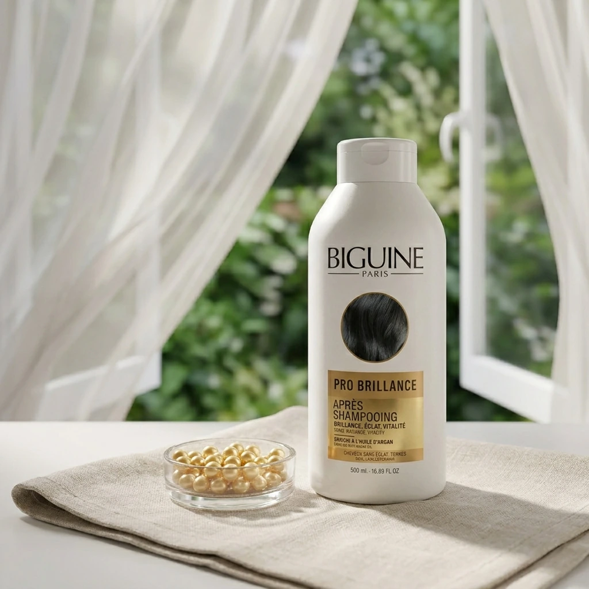 Biguine Paris - Pro Brillance - Après-Shampooing Cheveux Sans Eclat Ternes
