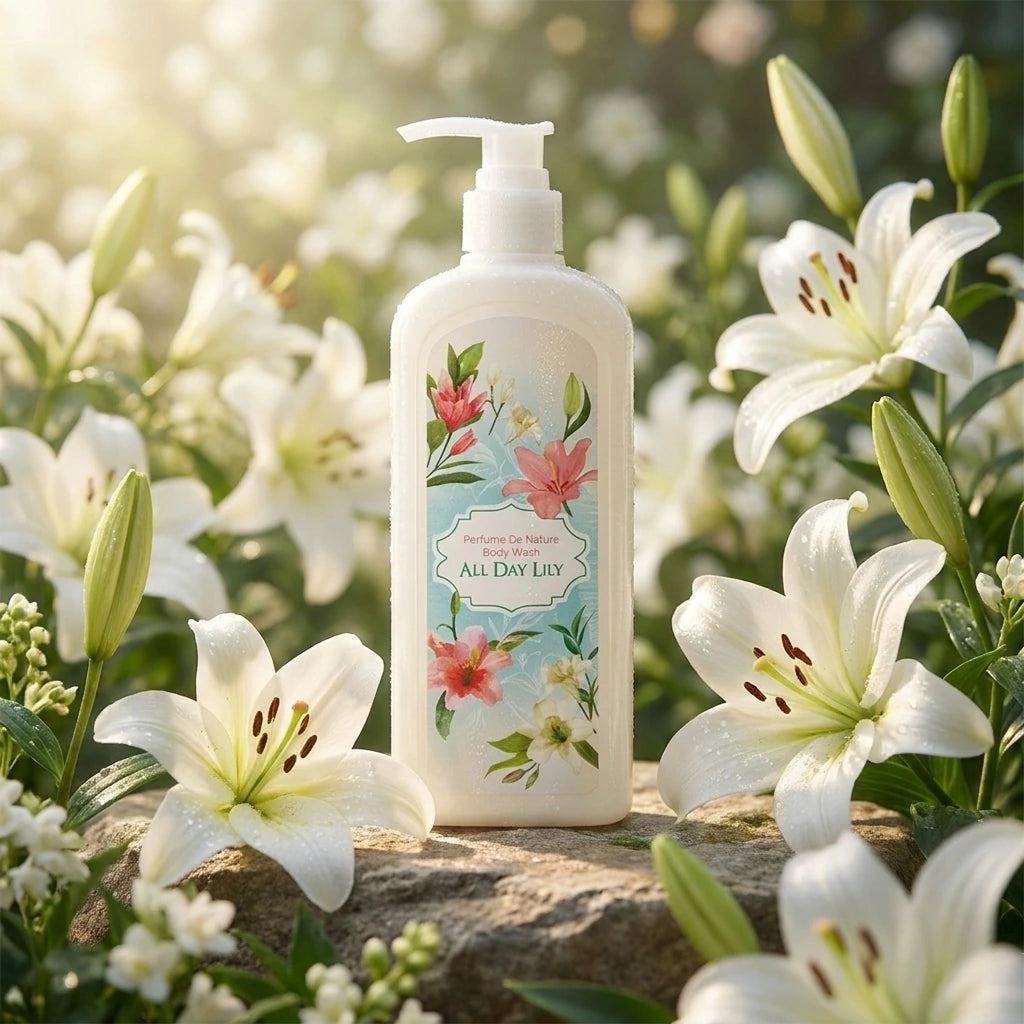 345 ml Nature Republic - Perfume De Nature Body Oil Wash All Day Lily