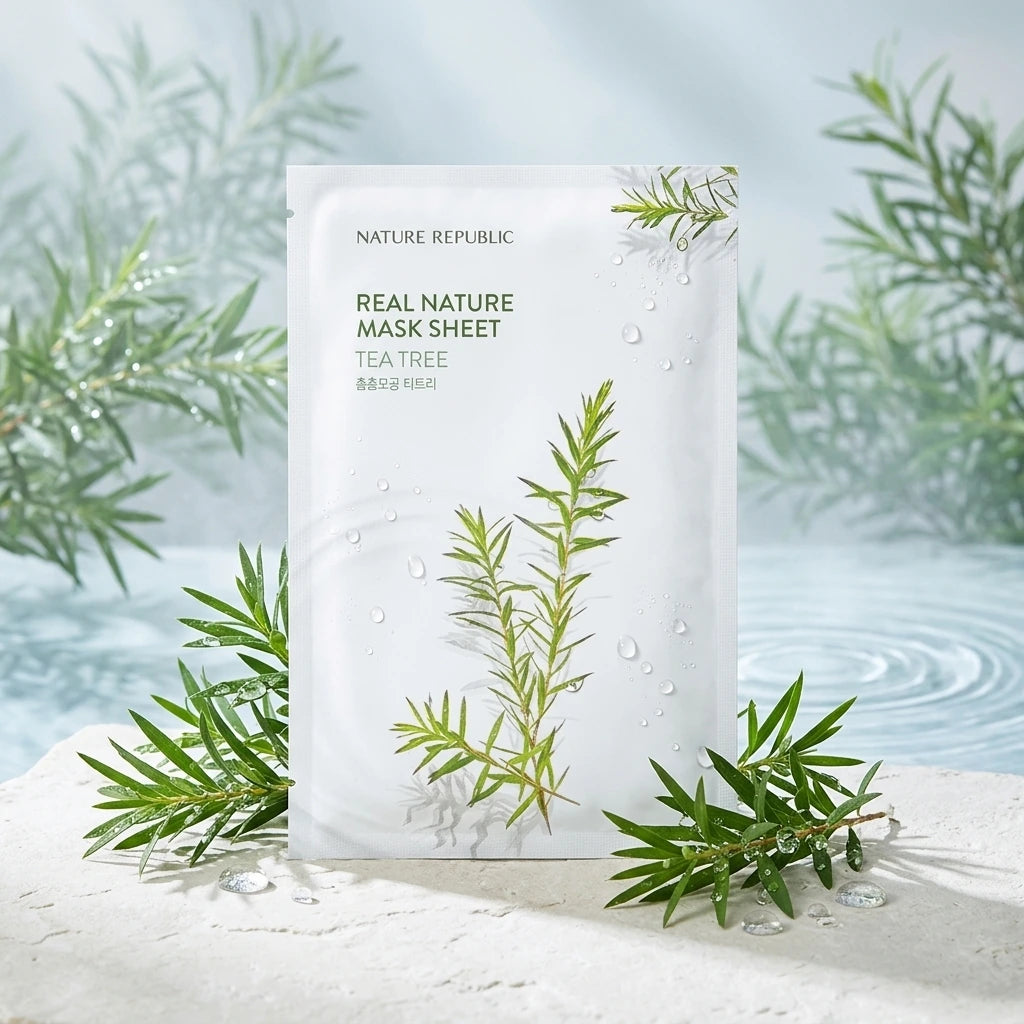Nature Republic - Real Nature Sheet - Mask Tea Tree