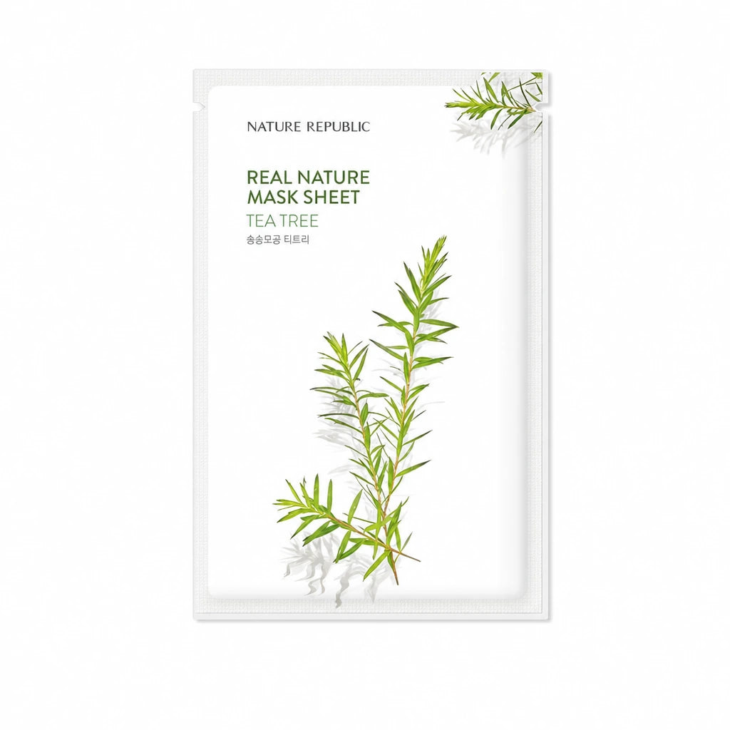 Nature Republic - Real Nature Sheet - Mask Tea Tree