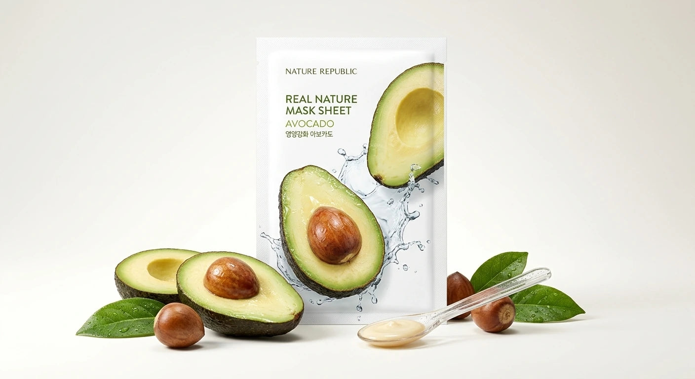 Nature Republic - Real Nature Sheet - Mask Avocado