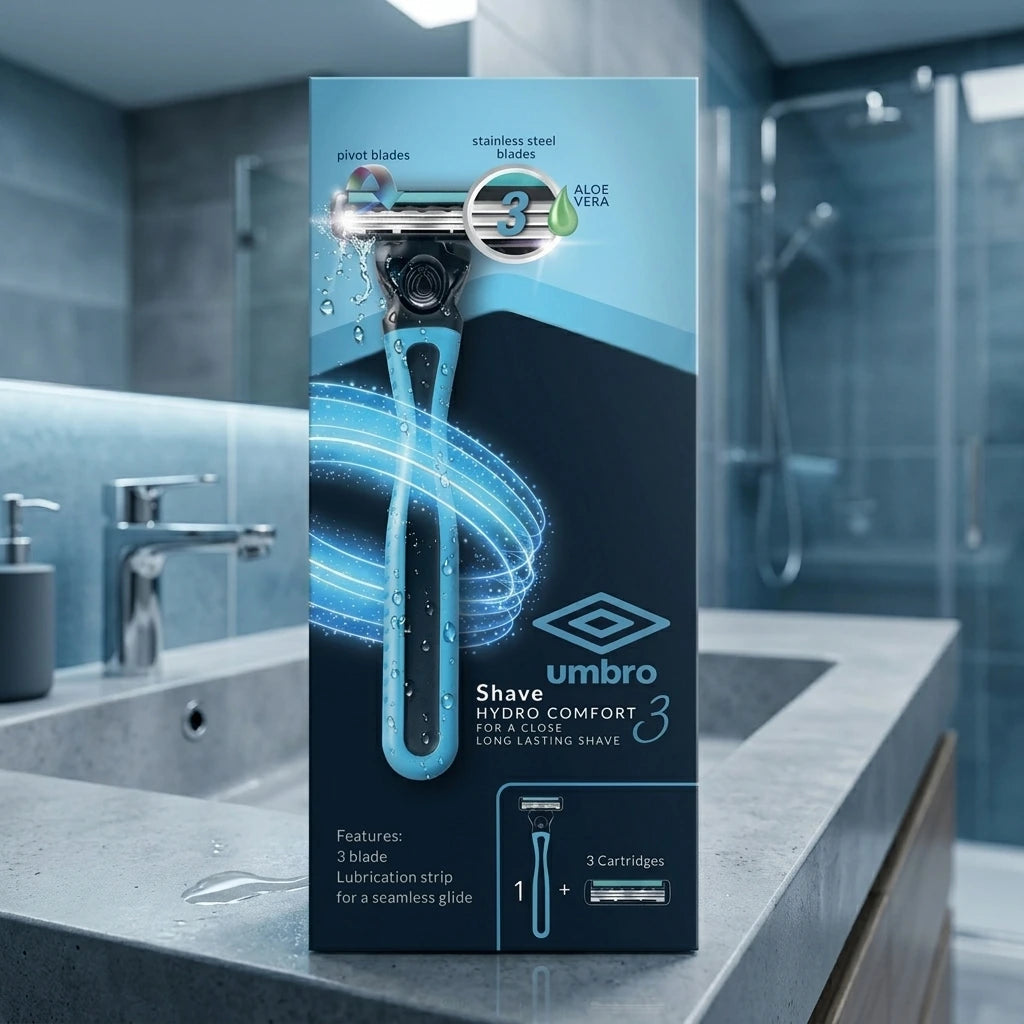 Umbro - Shave - Hydro Comfort 3 Bleu