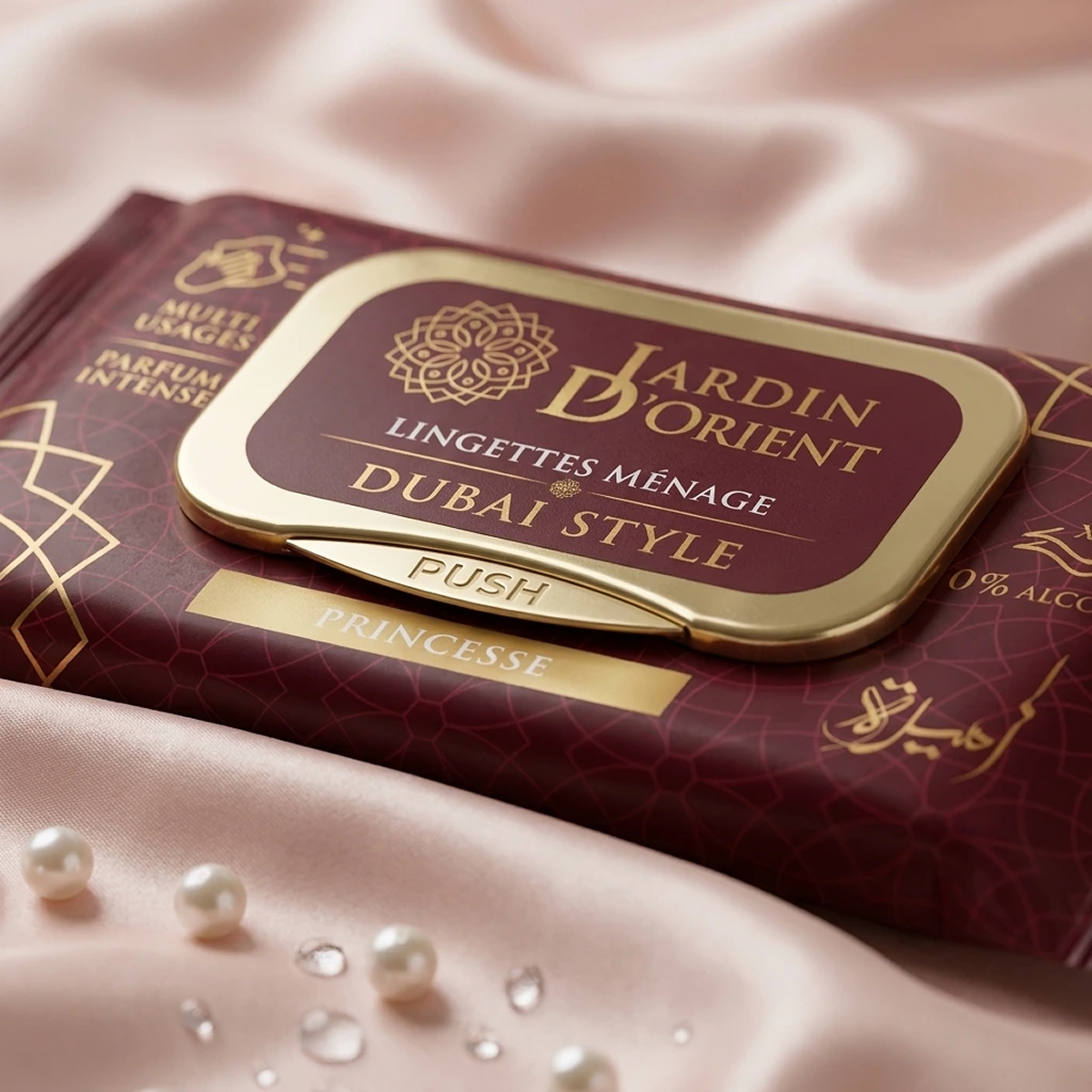 Dubai Style - Princess - Salviette umide profumate Viso e Corpo x72 Salviette