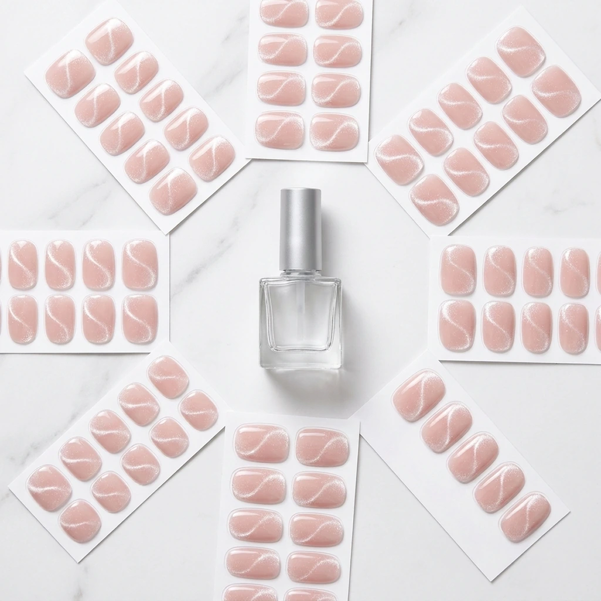 EDGE U - Wave Pink Magnet - Strisce per Unghie