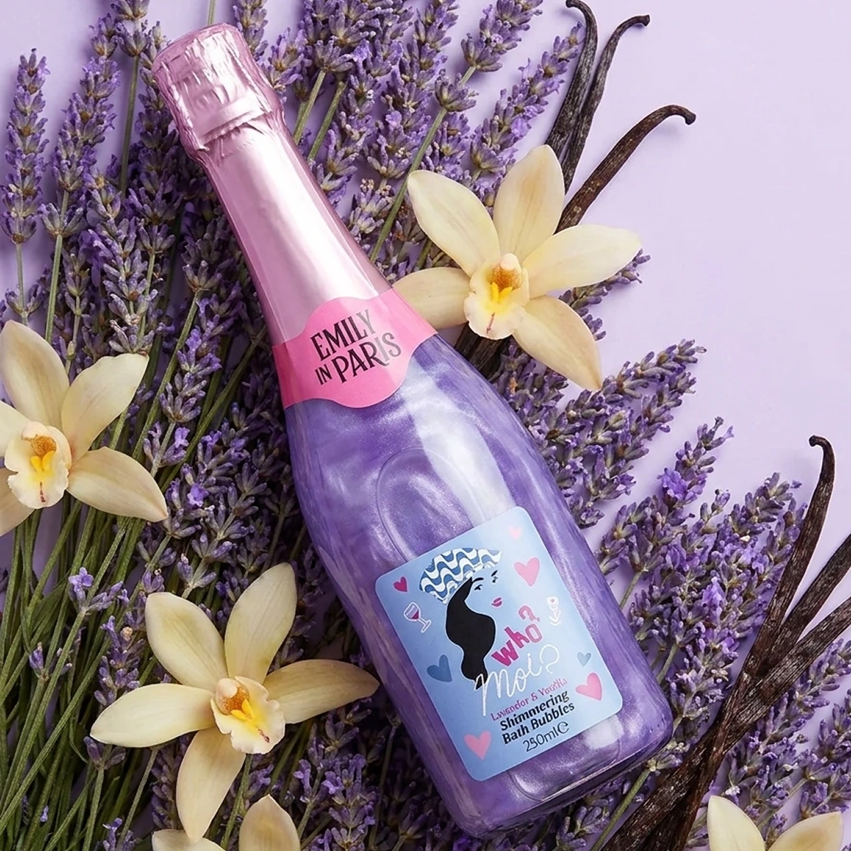 Emily In Paris - Lavender & Vanilla - Shimmering Bath Bubbles da Donna