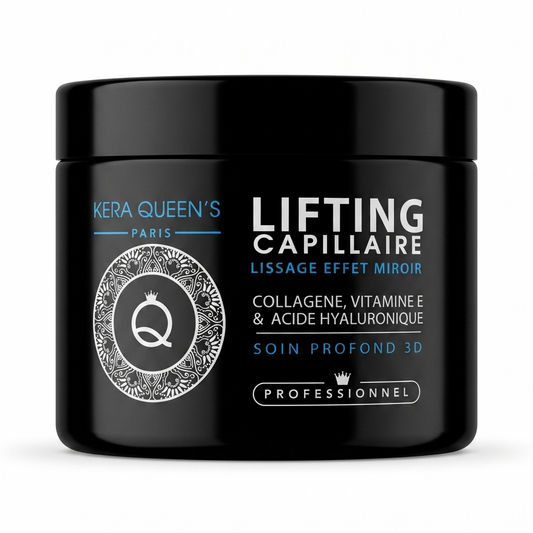 Kera Queen's - Collagene vitamine E & Acido Ialuronico - Lifting Capelli effetto specchio Shampoo 500ml