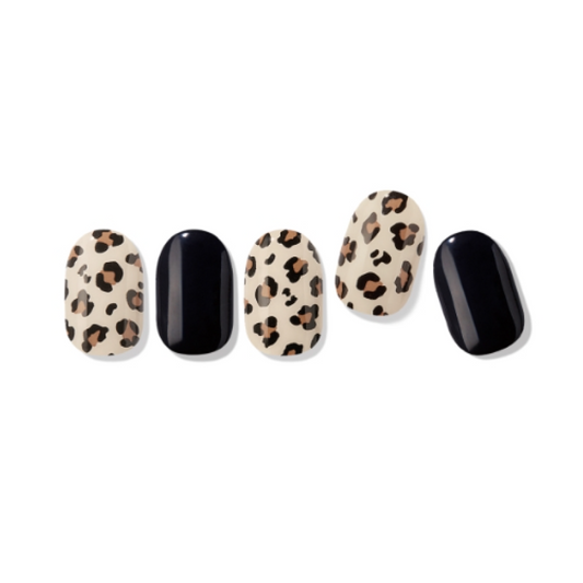 EDGE U - Leopard Black - Strisce per Unghie