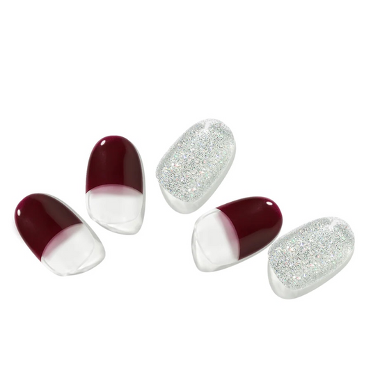 EDGE U - Glam Burgandy French - Strisce per Unghie