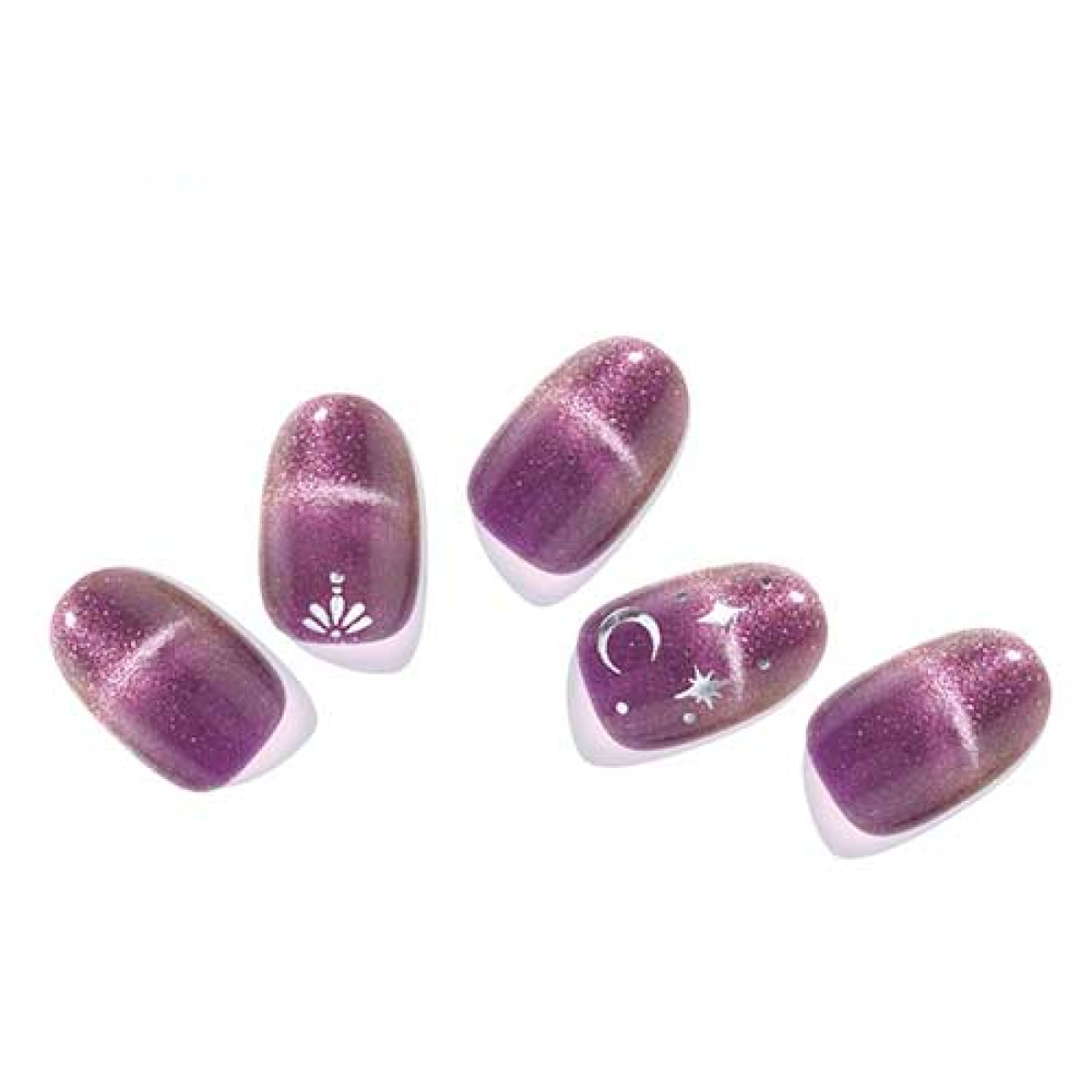 EDGE U - Purple Night Magnet - Strisce per Unghie