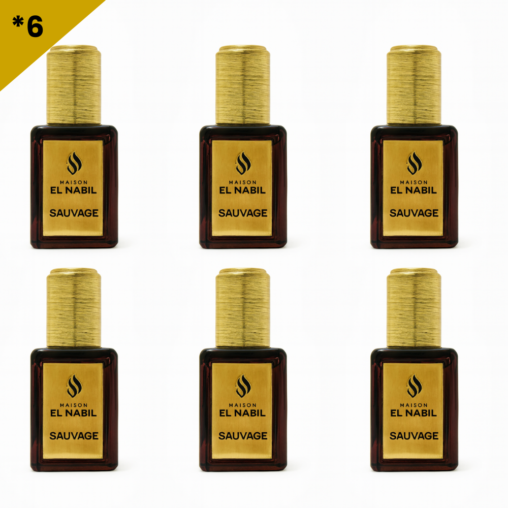 12*5ml el Nabil - Sauvage - Profumo concentrato Senza Alcool