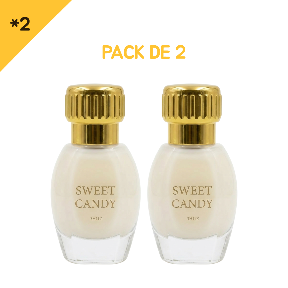 12ml * 4 Gris Montaigne - Musc Tahara Sweet Candy - Concentré de Parfum Mixte